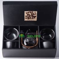 ZESTAW do herbaty: czajniczek z zaparzaczem + 4 czarki. Prod.: Japonia : IDEALNY NA PREZENT!